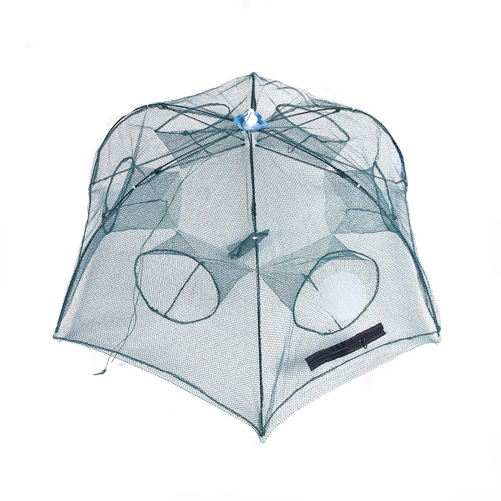 

Automatic Trap Nylon Mesh Folded Hexagon Fish Shrimp Minnow Crab Baits Fishing Net