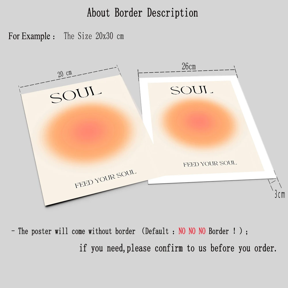 Плакат с головой позитивной ауры