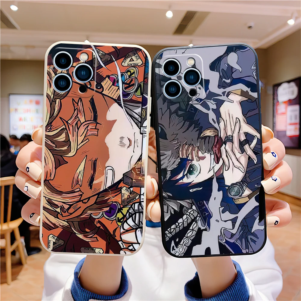 

Demon Slayer Phone Case For iPhone 11 12 13 Pro Max 12 13 Mini XR XS Max 7 8 6S 6 Plus SE 2020 Silicone Unisex Smartphone Cover