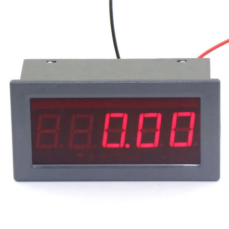 DC Digital Voltmeter Voltage Panel Meter LED Red Display Four Wires High Precision Range +/-200mV 2V 200V 600V