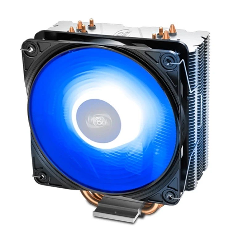 

DEEPCOOL GAMMAXX 400K 4 heatpipe CPU cooler radiator, 12cm PWM LED, RGB, ARGB cooling fan, For 115x 2011 1366 AMD AM4 AM3 slot