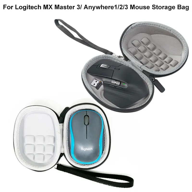 

For Logitech MXMaster/2s 3/G700S Anywhere123 gaming mouse storage box shockproof waterproof portable eva storage bag accessories