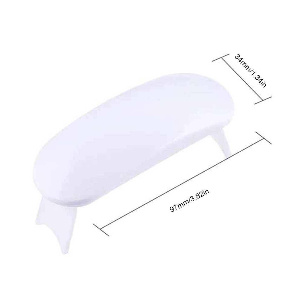 Сушилка для ногтей миниатюрная профессиональная 6 Вт светодиодная УФ