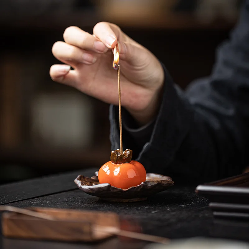 Античная керамическая курильница счастливая держатели для благовоний буддизм