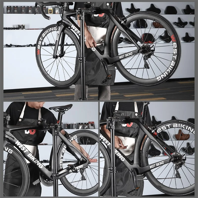 WEST BIKING складная подставка для ремонта велосипеда регулируемая стойка мытья MTB