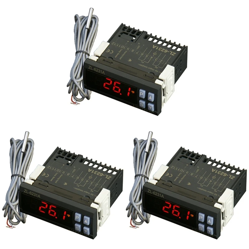 

Hot 3X LILYTECH ZL-6231A, Incubator Controller, Thermostat With Multifunctional Timer