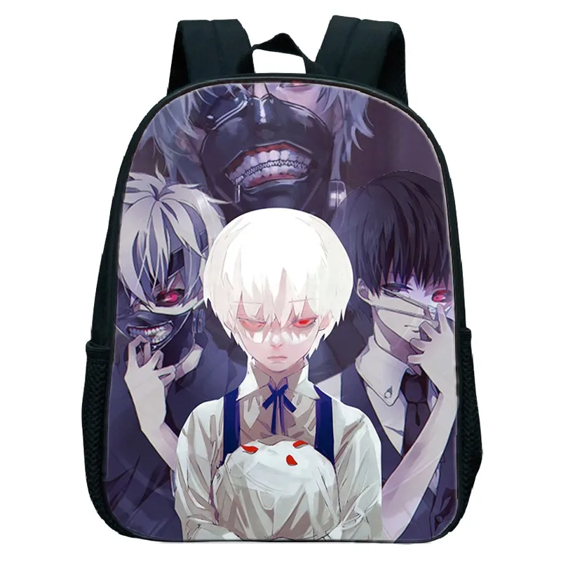 Японский аниме Kaneki Ken Токийский Гуль Детские рюкзаки сумки рюкзаки 12 дюймов водонепроницаемые Рюкзаки для студентов для школы для девочек и...