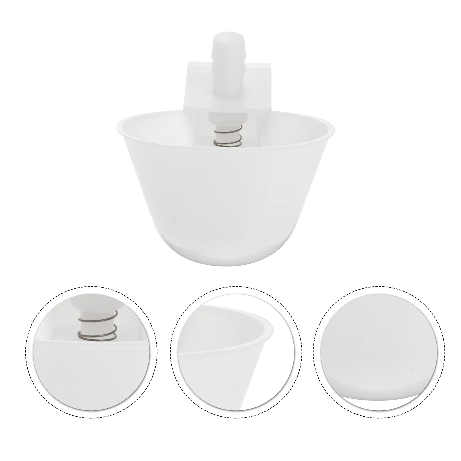 

5 Pcs Chicken Watering System Quail Waterer Pigeon Drinker Duck Feeder Poultry Drinking Cup