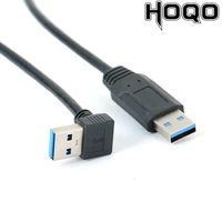 usb3 0 a male to male elbow data cable 60cm high speed transmission extended mobile hard disk case huba revolution a male