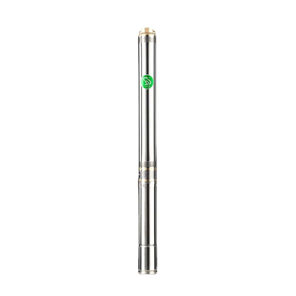 

High efficiency agricultural 0.25 hp 0.5hp 0.75hp head 100 meter deep well pump 2.5 inch submersible water pump manufacturer