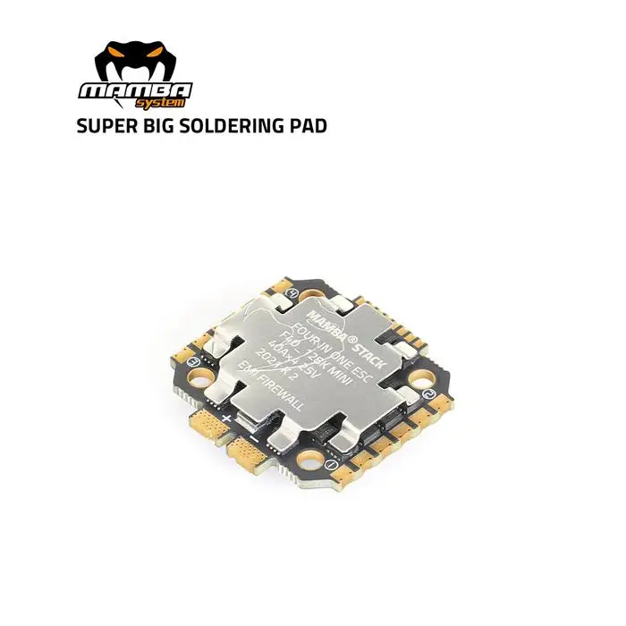 

DIATONE MAMBA F40 _ 128k BLHELI32 MINI 40A 4 в 1 2-6S бесщеточный ESC 20x20 мм для радиоуправляемых FPV гоночных Фристайл дронов DIY части