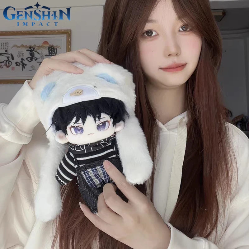 

20 см подлинный Genshin ударные плюшевые игрушки, плюшевые куклы, плюшевые куклы, фигурки, Декор, мягкая набивка, детские рождественские подарки