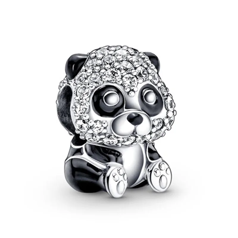 Fashion Blue Butterfly Mothers' Day Cartoon Animals Beads Fit Original Pandora Charms Dangle Pendant DIY Bracelet Women Jewelry