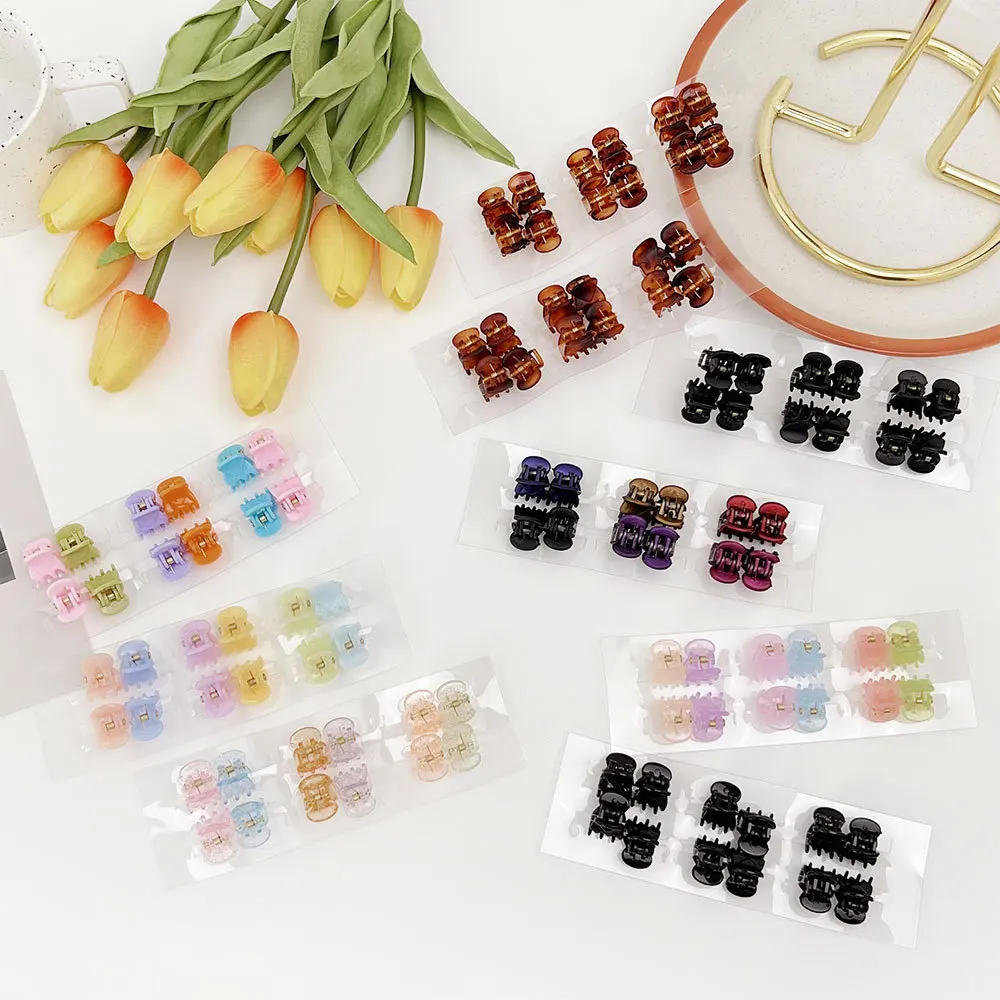 

Acrylic mini small clip set hair clip bangs clip broken hair clip small curling side clip
