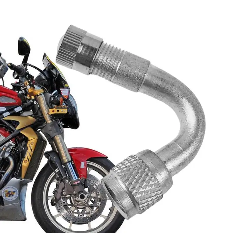 

Bike Tire Extension Air Tyre Stem Extender With 90-Degree Bend Tyre Stems Extension Tool For Vehicles