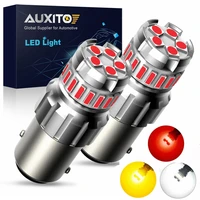 auxito 2x p21w ba15s led 1156 7506 bay15d 1157 p215w led bulbs super bright car lights red white brake lights reverse lamp drl