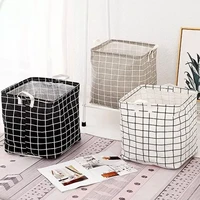 cube folding laundry basket for kids toy book storage basket sundries clothes organizer storage box home container barrels