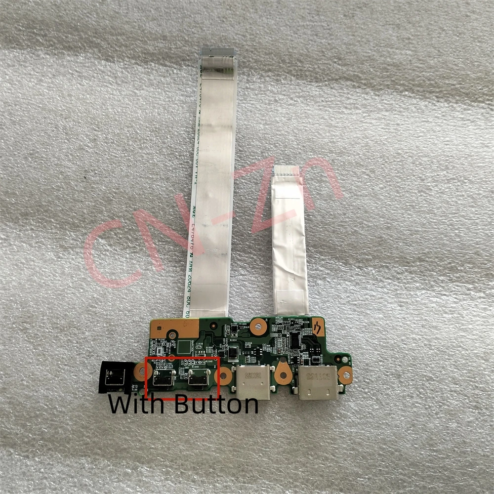 Фото HC15A NS-D624 USB-плата ввода-вывода с 30-контактным кабелем для Lenovo Chromebook 500e Gen3 82JB 82JC 5C51C94222 100% идеальная работа №1