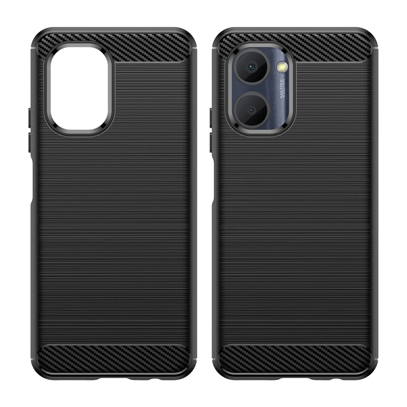 For Realme C30 Case Cover OPPO Realme C30 Capas Shockproof Bumper TPU Soft Carbon Fiber For Fundas Realme C30 C33 C30S C35 C31
