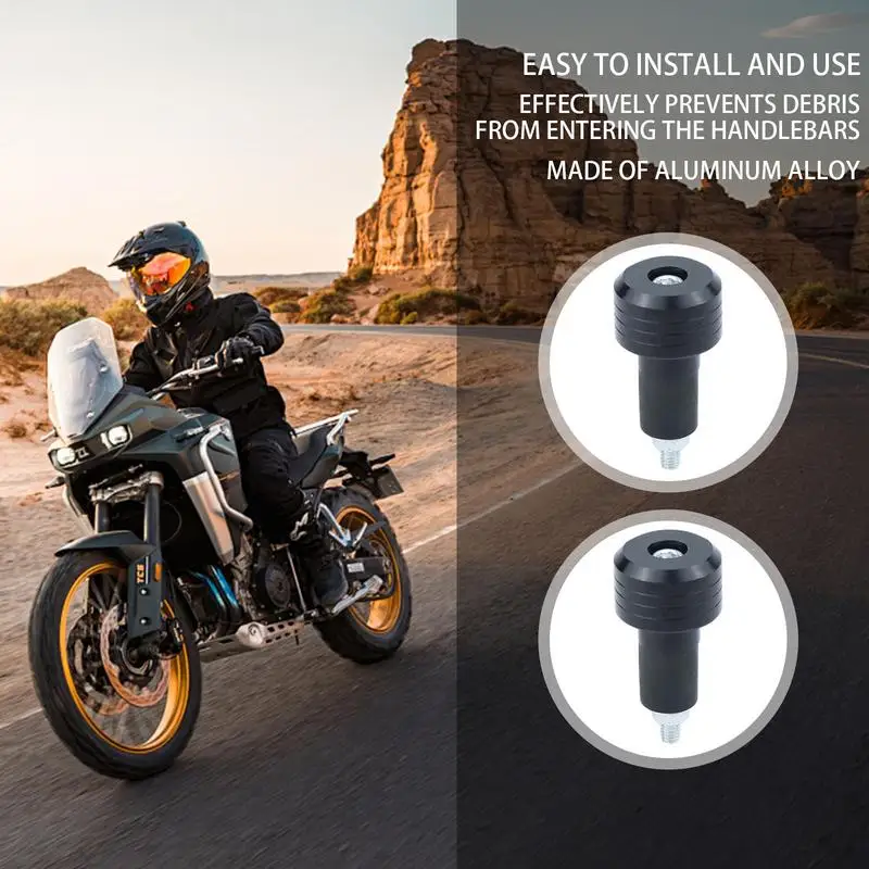 Концевые заглушки для мотоциклетных стержней 2X антивибрационные из сплава ручки