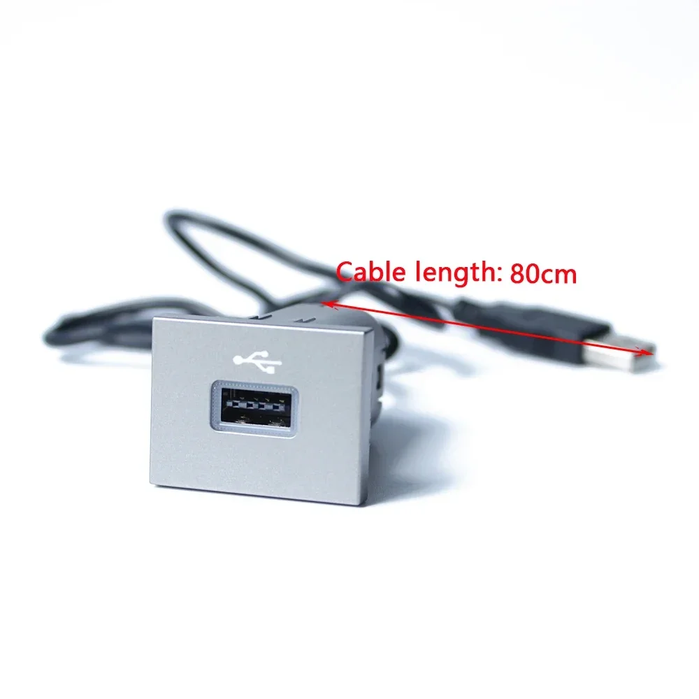 

Автомобильный черный/серебристый USB-входной адаптер, аудио радио, u-диск, разъем для вспышки, интерфейсный кабель для Ford Focus 2 Mk2 2009-2011, аксессуары