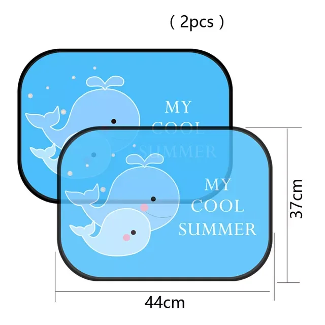 

Car Side Window Sunshade Cartoon Patterned Auto Sun Shades Protector Foldable Car Cover for Baby Child Kids Car Styling