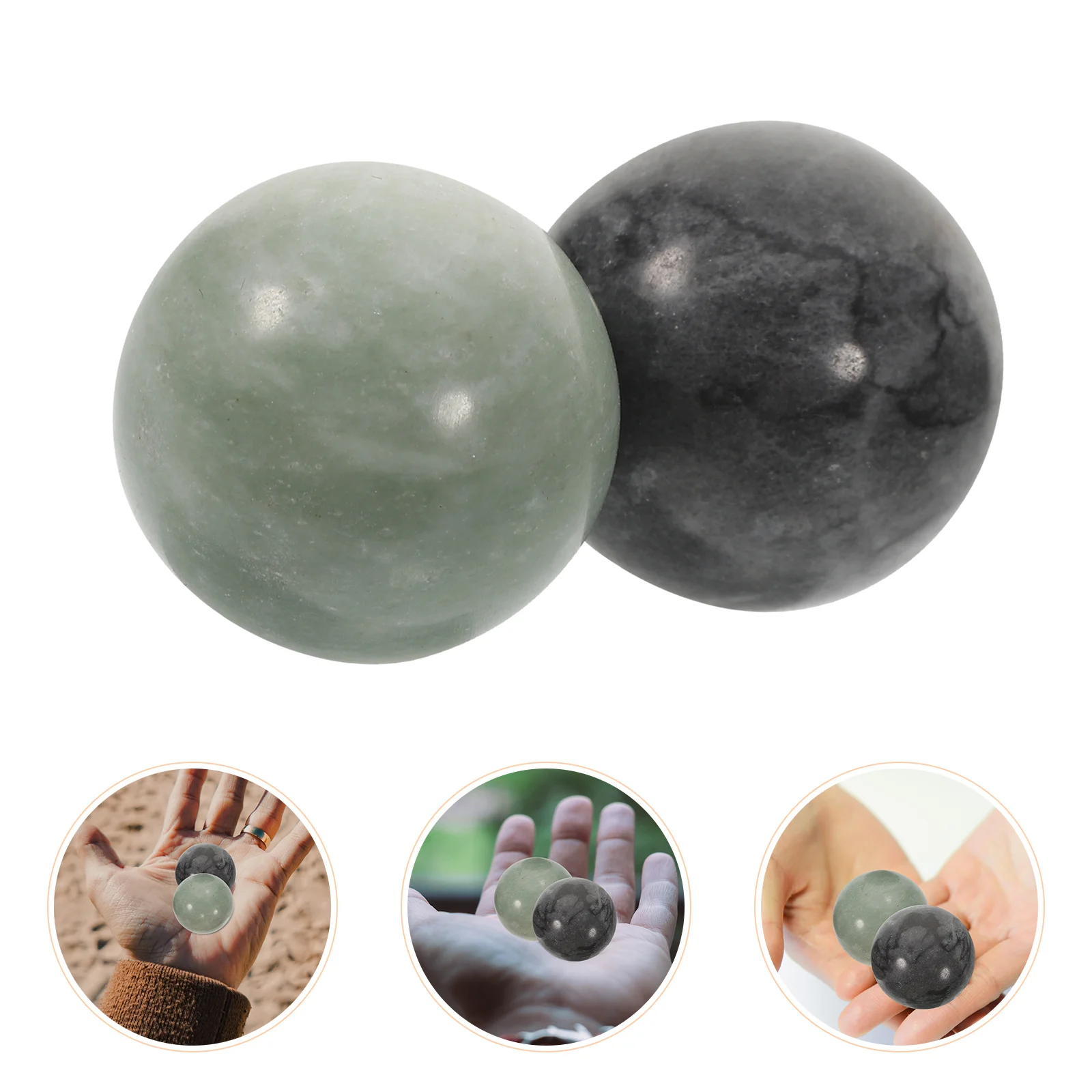 

Ball Massage Rolling Balls Hand Marble Handballs Fitness Tools Massager Baoding