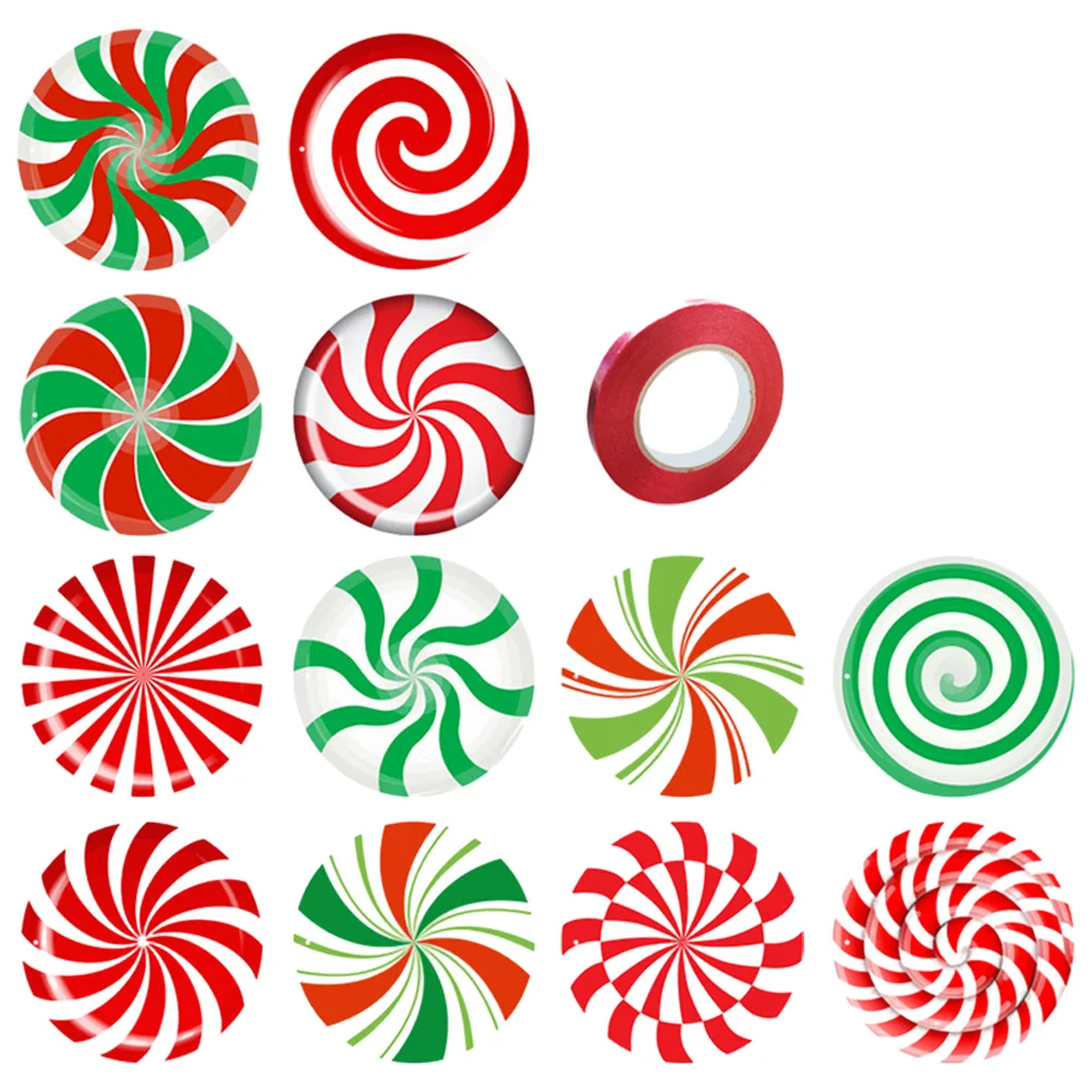 

Christmas Sweets Tree Decorations Candy Wall Decorative Plastic Xmas Pendants Supplies