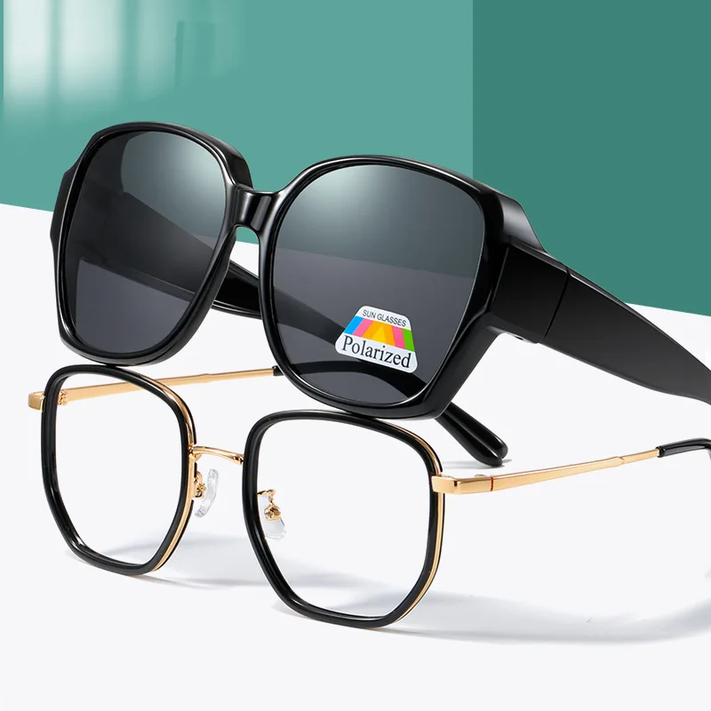 

Portable Polarized Sunglasses Reading Myopia Glasses Mirror Set UV400 Protection High Definition Eyewear Women Men Unisex TR90
