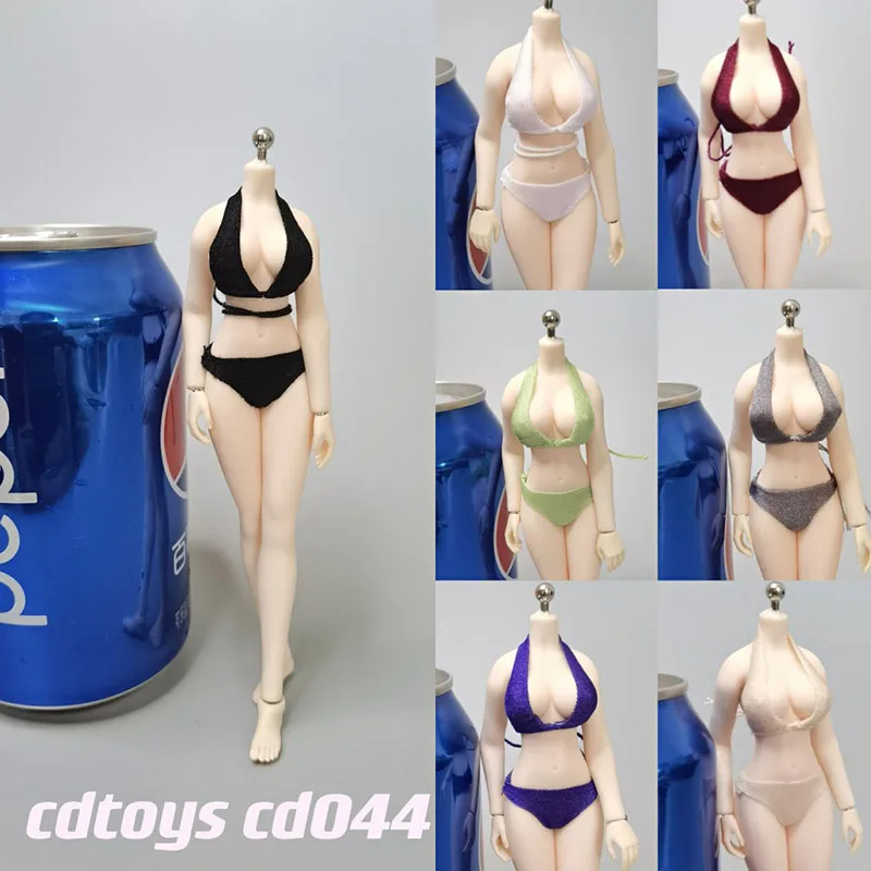 

Cdtoys cd044 масштаб 1/12 женский сексуальный бюстгальтер с глубоким V-образным вырезом купальник бикини подходит для 6-дюймовой экшн-фигурки модел...