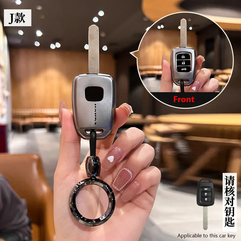 Новый стиль чехол из ТПУ для автомобильного удаленного ключа защитный Honda Greiz Civic