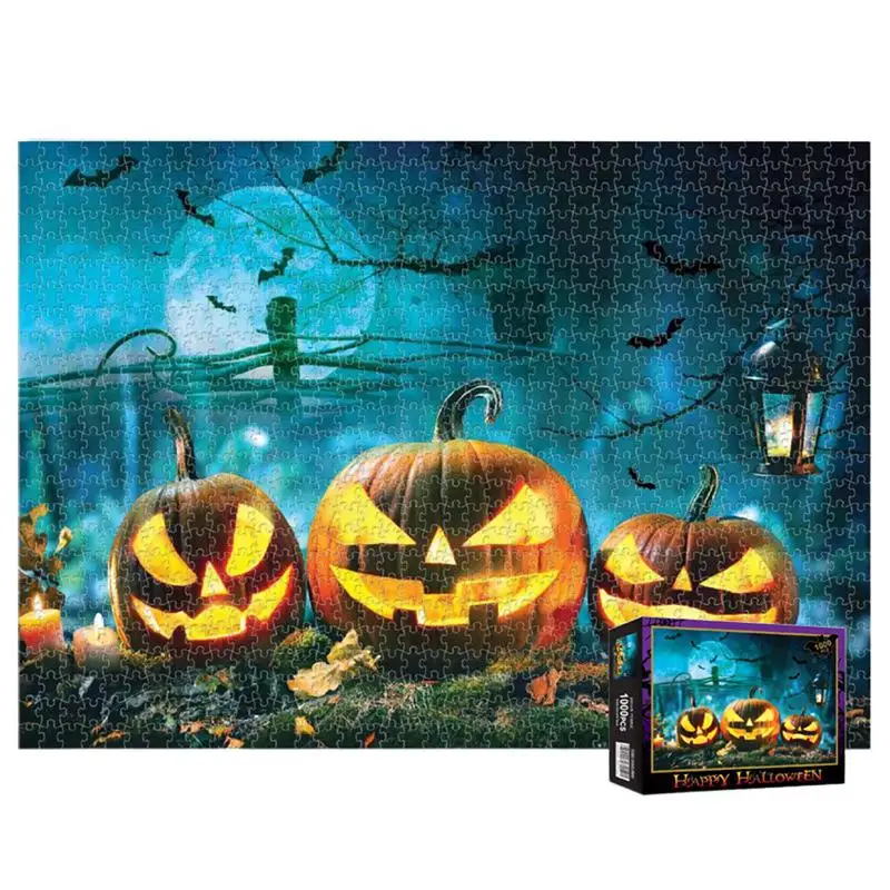 

Пазл-тыква на Хэллоуин, 1000 шт.