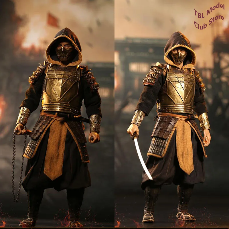 

POPTOYS POP EX049 1/6 Scale Hell Soldier Warrior Model Scorpion Samurai Simulation Figure Full Set Original Collectible Toys