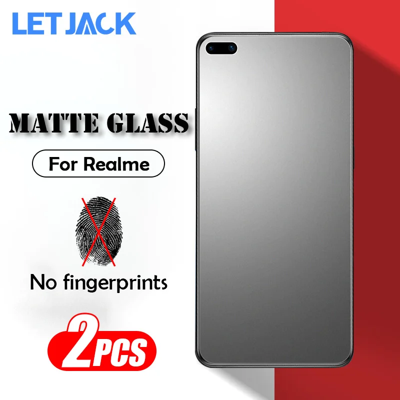 

2 шт. матовое закаленное стекло для Realme X3 X50 C35 C25S C21Y Q3S 8i 9i Защитная пленка для экрана для Realme 6 7 8 9 GT2 Pro