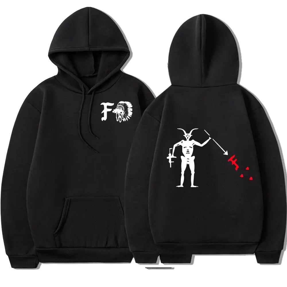 

Forward Observations Group Hoodie Death Skeleton Satan Men Graphic Hooded Sweatshirts Gothic Clothes Hoodies Harajuku Streetwear