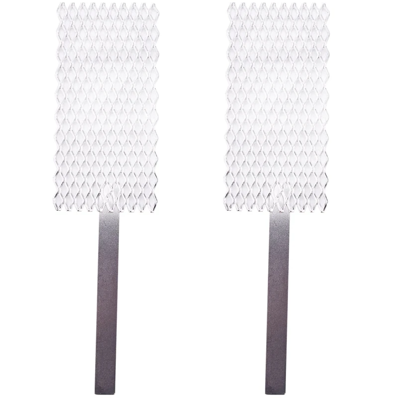 

2Pcs 20 X 5Cm Mesh Platinized Titanium Anode Rhodium Jewelry Plating Plater Tool Mesh With Handle Jewellery Tool