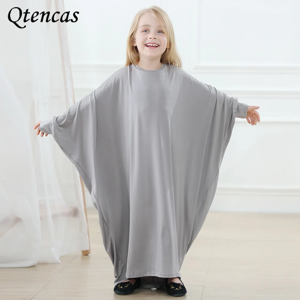 Рамадан ИД Мубарак для девочек абайя для детей мусульманское платье марокканский кафтан Дубай Abayas Турция кафтан ислам одежда для детей