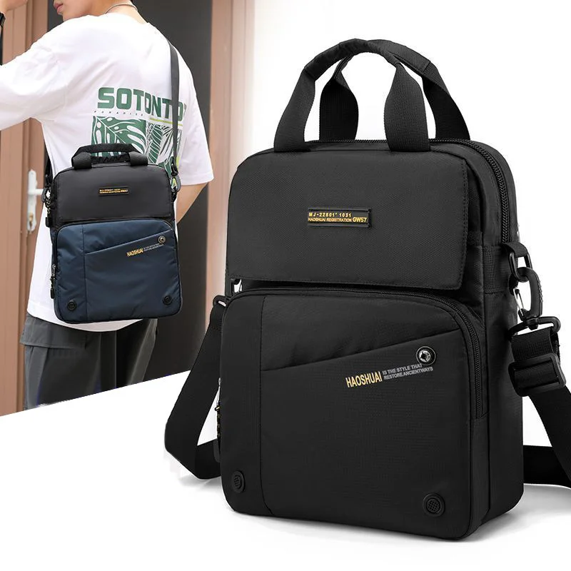 New men's outdoor messenger bag leisure portable men's bag sports traveling backpack briefcase