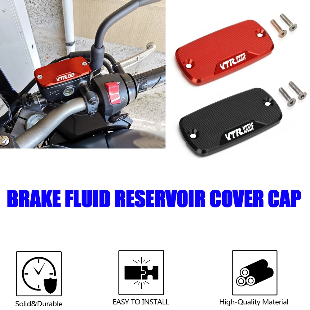 

For Honda VTR1000F FIRESTORM VTR 1000 F VTR1000 F VTR 1000F 1998-2001 Front Brake Clutch Cylinder Fluid Reservoir Cover Oil Cap