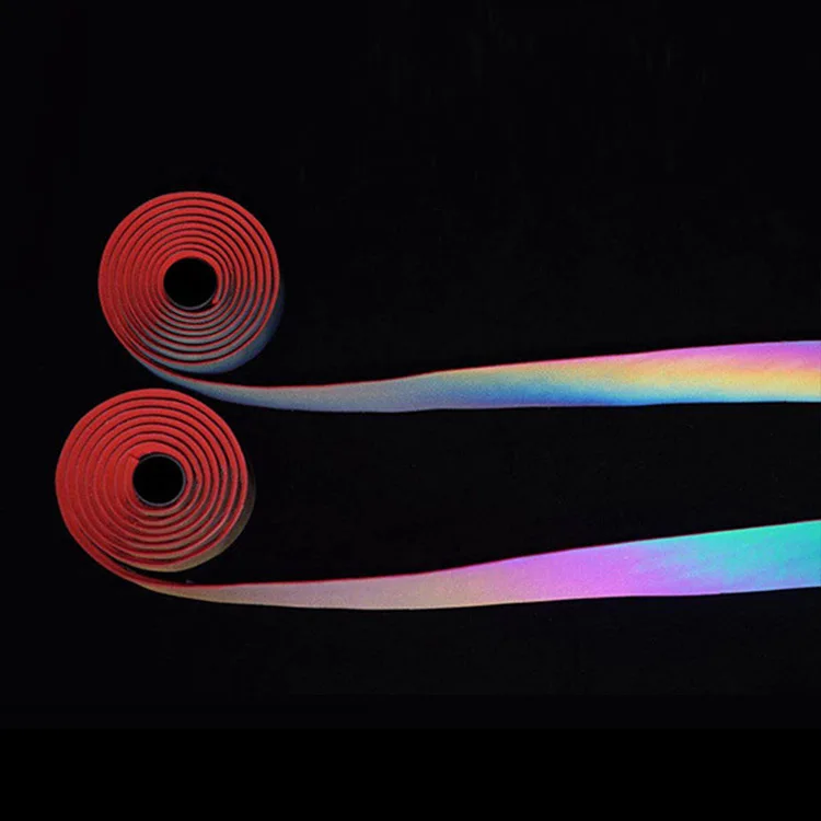 

Reflective Road Bike Bicycle Handlebar Tape Cycling Wrap Tape Straps Colorful MTB PU Leather Bicycle Fork Grip Tape