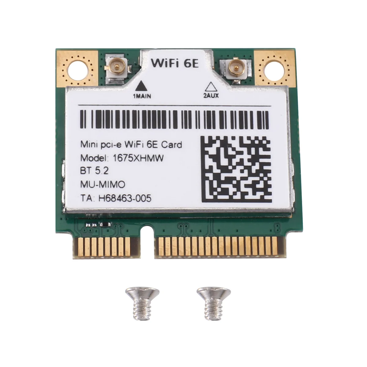 

1675X 1675XHMW AX210 Wi-Fi карта 6E 802.11AX 2,4G 5G 6G 5374 Мбит/с Bluetooth 5,2 Mini Pcie Wi-Fi сеть