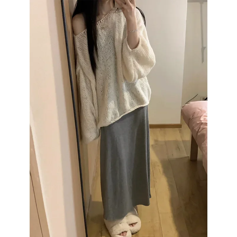 Женское осенне-зимнее утягивающее длинное платье с талией верхняя одежда