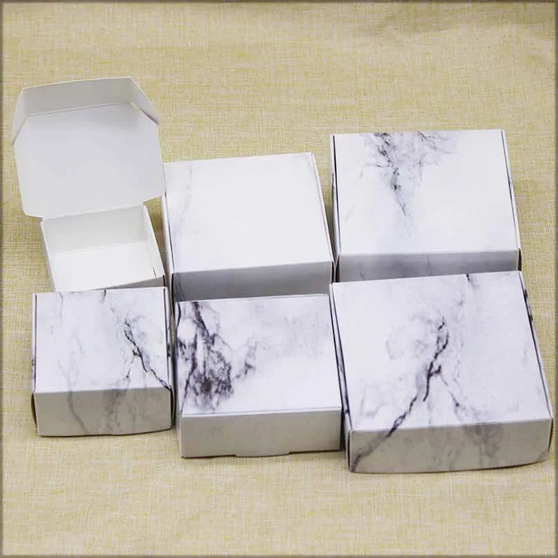 Пустая Подарочная коробка для окон из крафт-бумаги 10 шт.