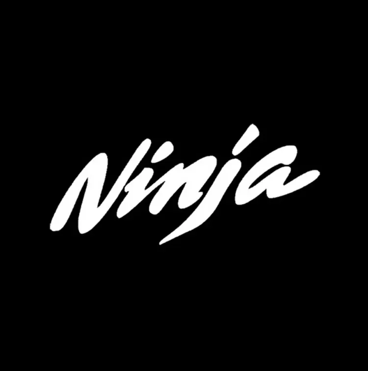 

Наклейки на автомобиль NINJA Fun Car Styling, водонепроницаемые наклейки, черный/серебристый цвет, 18 см * 8 см