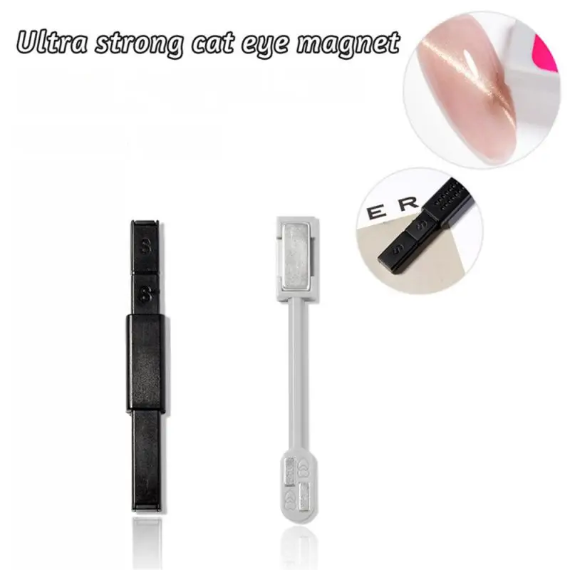 

Crystal Cat'S Eye Glue Nail Polish Suction Cat'S Eye Nail Oil Glue Magnet Magnet Tool Double Head Magnet Hot Selling Nail Stick