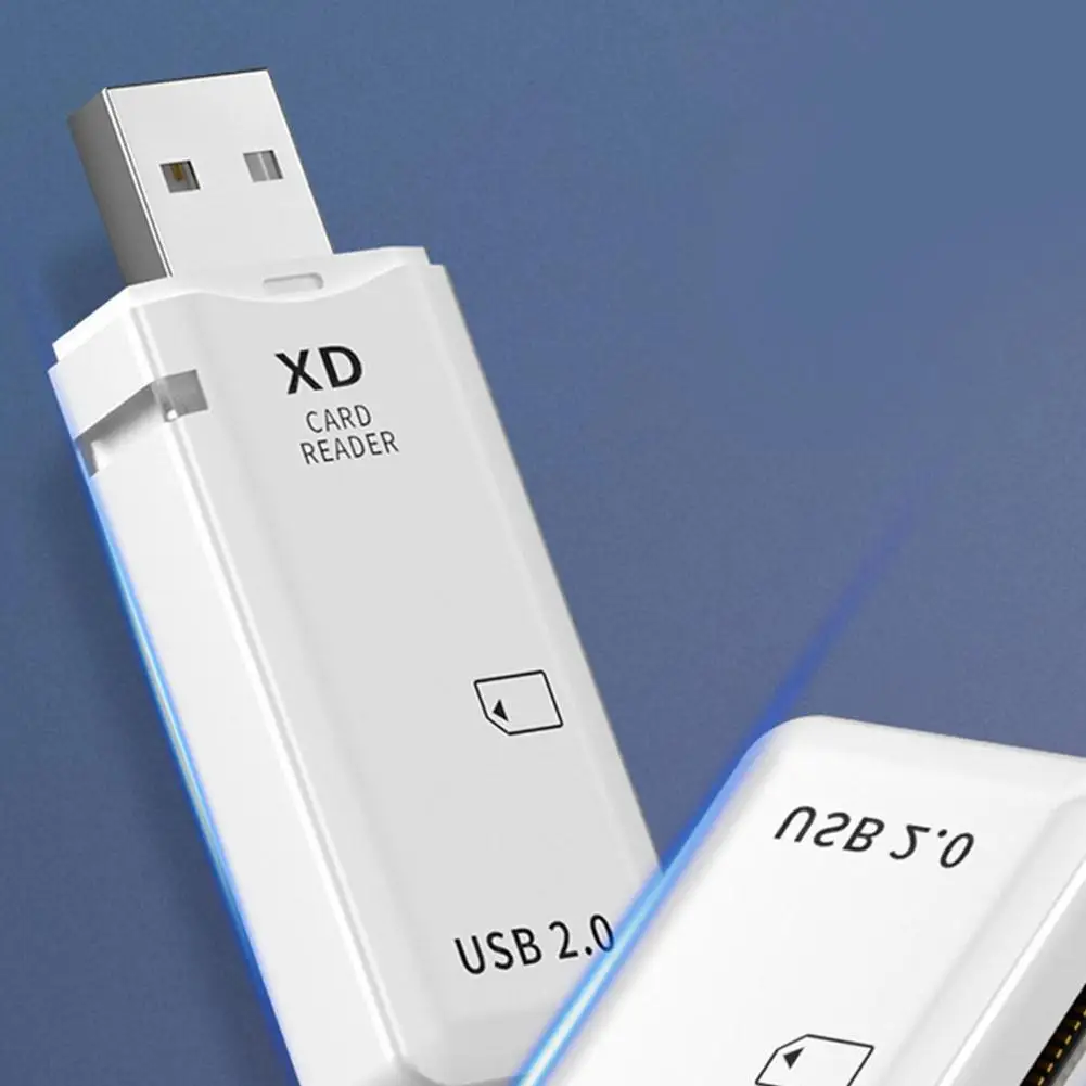 Высокоскоростное устройство чтения карт Usb2.0 портативное однопортовое цвета