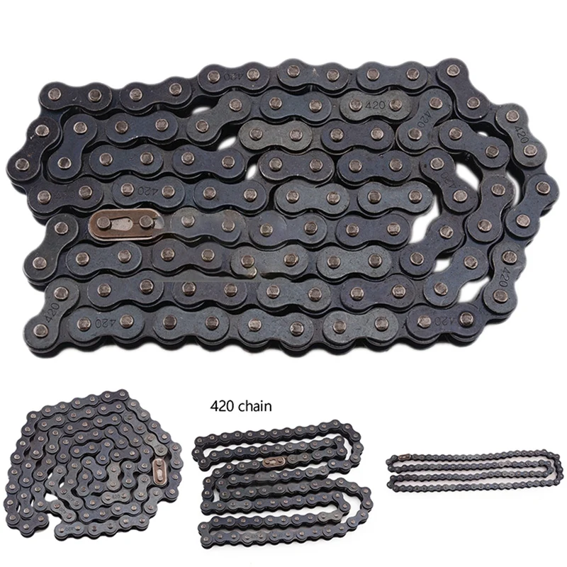 Цепь для мотокросса 420 звездочка цепь квадроцикла набор звеньев цепи приводная