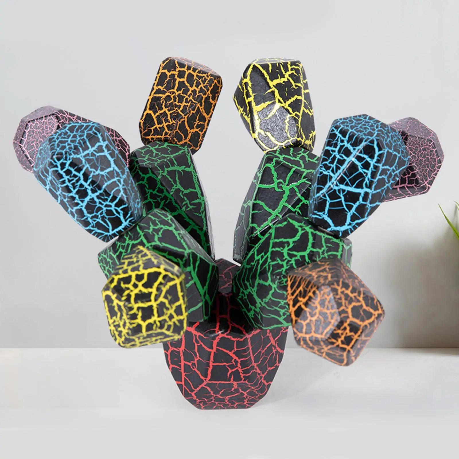 

Деревянная балансировочная Штабелируемая игрушка, Обучающие игрушки, цветные игрушки для восприятия, отлично подходит для 4-8