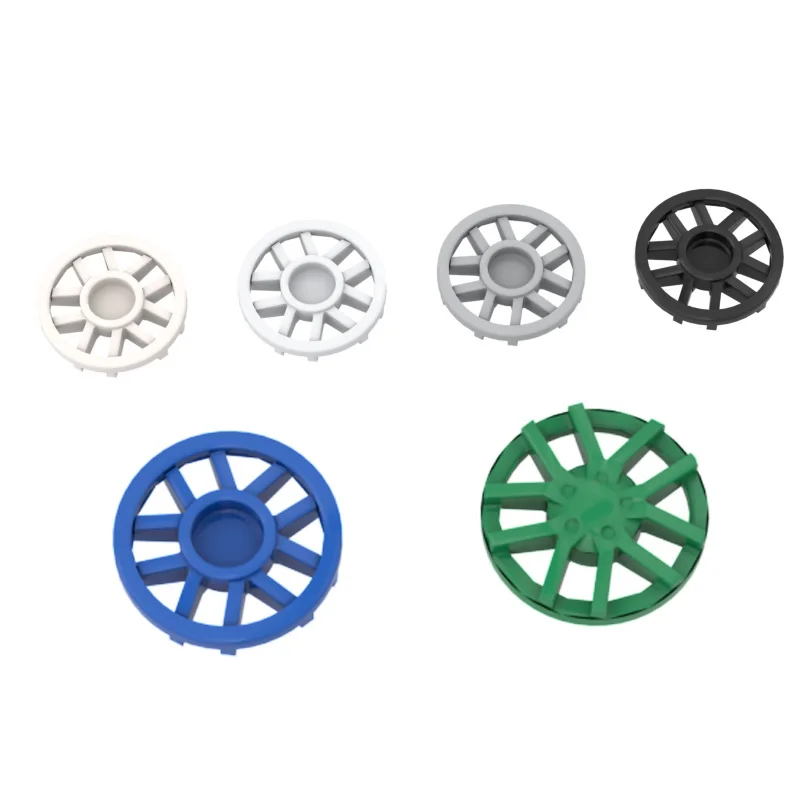 

10pcs MOC Brick Parts 24308 Wheel Cover Hub Compatible Building Block Particle DIY Assmble Kid Puzzle Brain Toy Birthday Gift