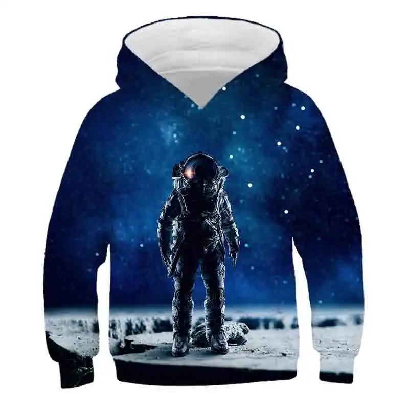 

Space Life Beautiful Moon 3D Printed Children's Hoodies Harajuku Boys and Girls Casual Hip Hop Street Wear Pullovers Teen Tops